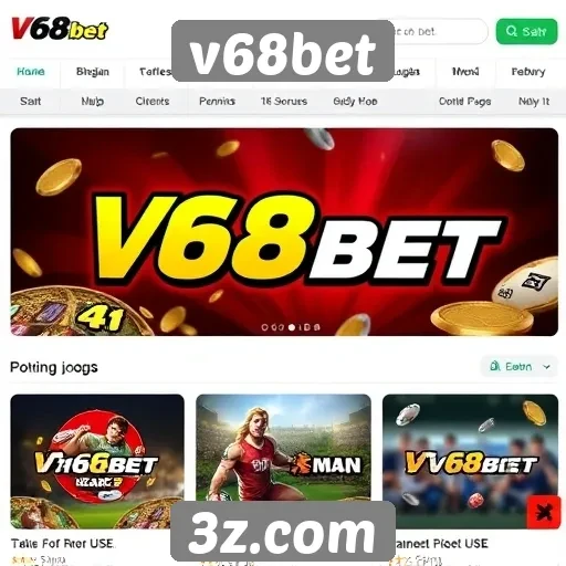 Melhores jogos disponíveis no v68bet para fãs