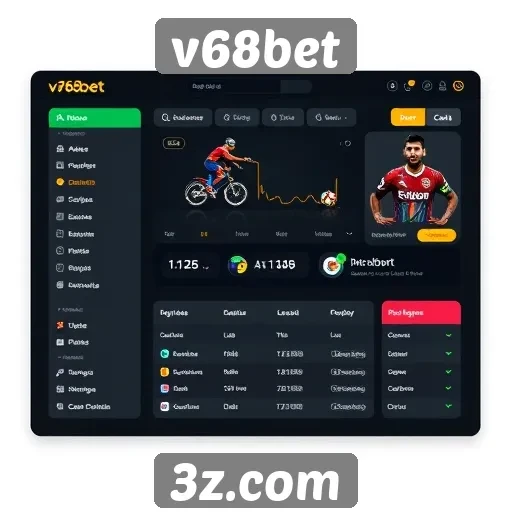 Interface do usuário do v68bet é amigável e intuitiva